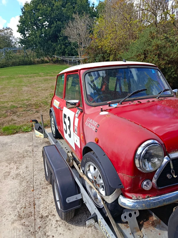 Mini Rally Car And Trailer