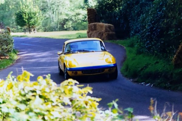 Lotus Eland of Jo-Ann Bigger passing through the gate