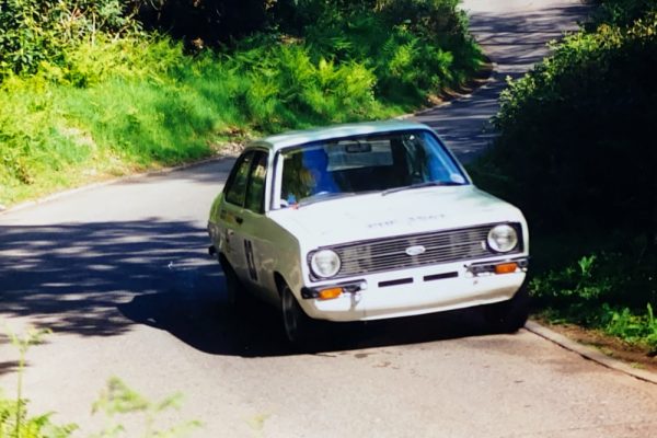 MK2 Escort through the Esses at Wiscombe Hillclimb