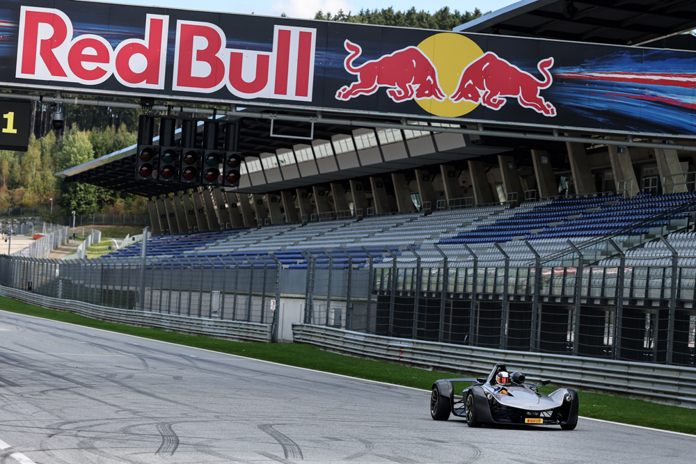 The BAC Mono R at the Red Bull Ring, Austria