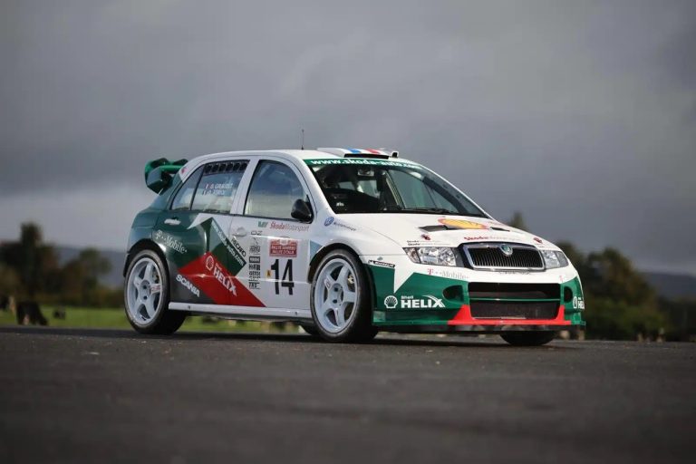 Ex-Works Skoda Fabia WRC Rally Car For Sale