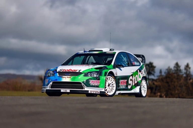 ford focus wrc ex stobart rally car