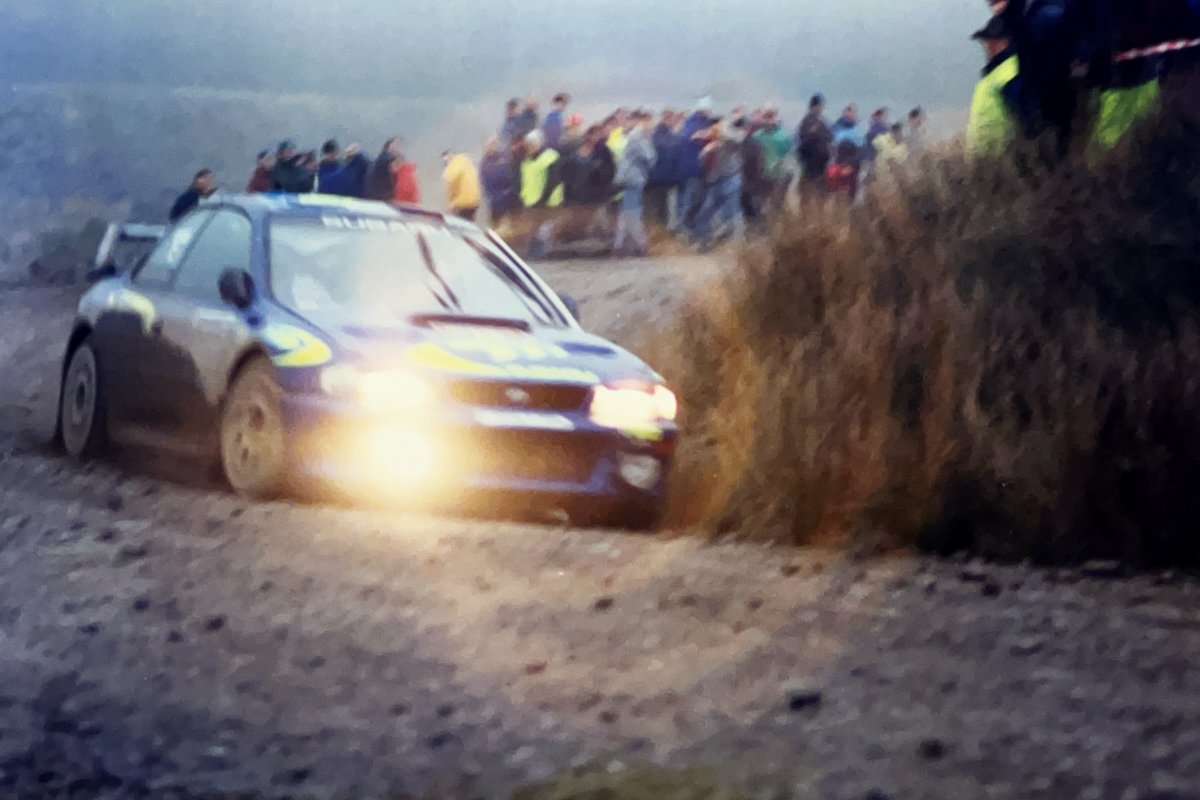 Subaryu Impreza on the 1997 RAC Rally