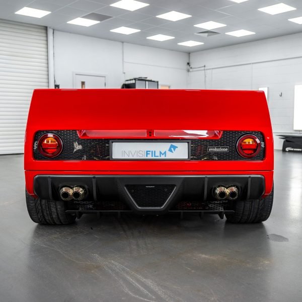 Rear view of the Lancia Kimera 037 Evo